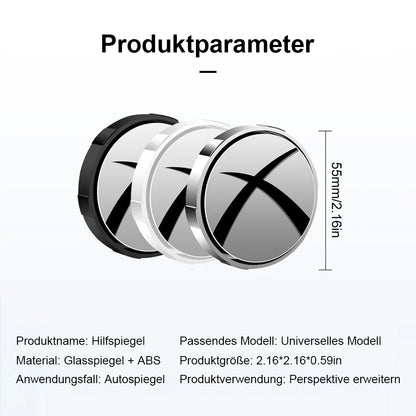 Saugnapf-Auto-Konvex-Blind-Spot-Spiegel (1 Set / 2 Stück)