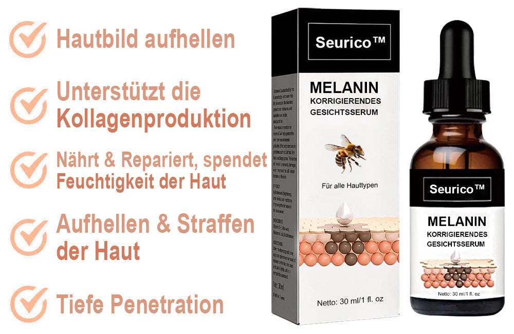 ✨Schneller Dunkelfleckentferner - Seurico™ Melanin Korrigierendes Gesichtsserum