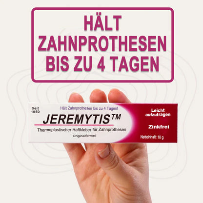 ✨[Offizieller Markenladen] JEREMYTIS™ Thermoplastisches Haftmittel für Zahnprothesen (✨KAUF 2, ERHALTE 1 GRATIS🎁)