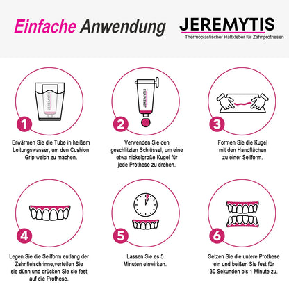 ✨[Offizieller Markenladen] JEREMYTIS™ Thermoplastisches Haftmittel für Zahnprothesen (✨KAUF 2, ERHALTE 1 GRATIS🎁)