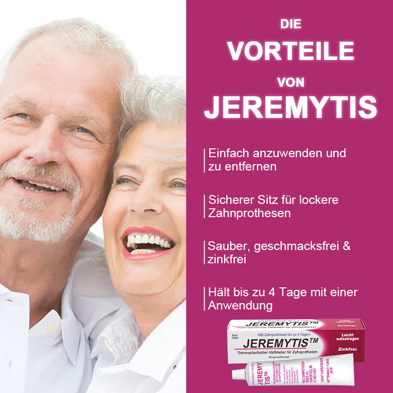 ✨[Offizieller Markenladen] JEREMYTIS™ Thermoplastisches Haftmittel für Zahnprothesen (✨KAUF 2, ERHALTE 1 GRATIS🎁)