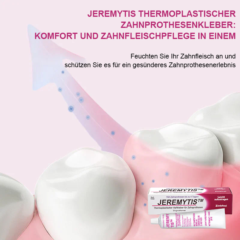✨[Offizieller Markenladen] JEREMYTIS™ Thermoplastisches Haftmittel für Zahnprothesen (✨KAUF 2, ERHALTE 1 GRATIS🎁)