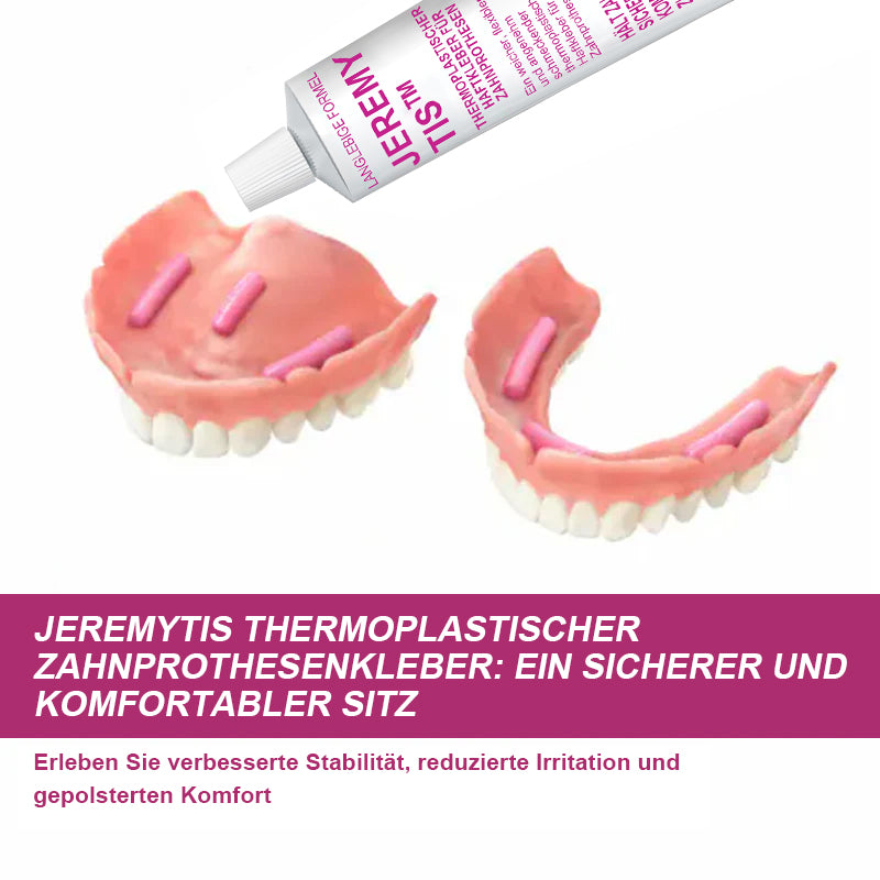 ✨[Offizieller Markenladen] JEREMYTIS™ Thermoplastisches Haftmittel für Zahnprothesen (✨KAUF 2, ERHALTE 1 GRATIS🎁)